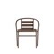 Emma and Oliver Metal Restaurant Dining Stack Chair with Aluminum Slats